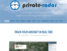 Tablet Screenshot of private-radar.com